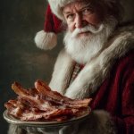 Santa and Bacon