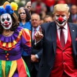 Different Clowns, same circus - Kamala Harris Donald Trump