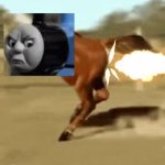 Two-legged farbting thomas gif GIF Template