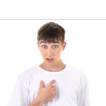 man pointing at himself