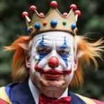 Donald Trump clown face clownface
