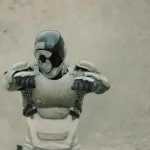 Murderbot AI artificial intelligence shooting GIF Template