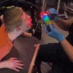 Autistic kid reacting to light meme