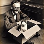 Schrödinger and his cat