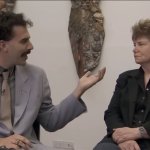 Borat interviewing feminist