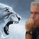 tiger yelling at jeffrey epstein meme