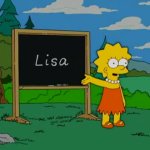 My name's lisa GIF Template