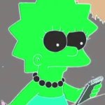 Green Lisa Simpson