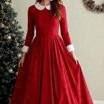 Red Holiday Christmas Gown
