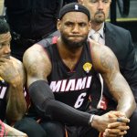 LeBron James goofy ass