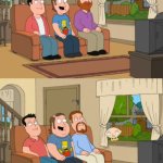 Meme | THE KIDS WHO WATCHED 67 BACK IN 2024; AND WON’T ADMIT THE DAMN THING ISN’T FUNNY ANYMORE | image tagged in guy who watched the simpsons back in 1994 | made w/ Imgflip meme maker