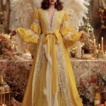 Yellow Christmas Angel Dress