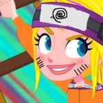 Polly Pocket disguised as Naruto meme