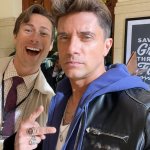 Topher Grace And Glen Powell