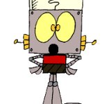 Robot Jones Blowing His Mouth