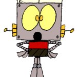 Robot Jones Blowing His Mouth