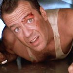 John Mcclane in roof vent
