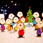 Charlie Brown caroling