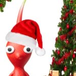 Merry pikmas | image tagged in play nintendo red pikmin | made w/ Imgflip meme maker