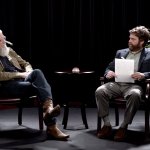 Letterman between two ferns