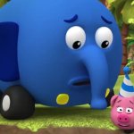 Zooter is crying while ellyvan look down here