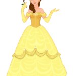 Belle Holding a Red Rose ?