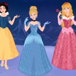 Snow White Cinderella and Aurora