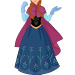 Princess Anna in her Winter Outfit