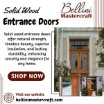 solid wood entrance doors