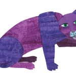 Purple Cat Licking His Leg?