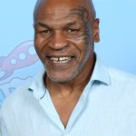 Mike Tyson smiling
