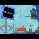 plankton and karen fighting