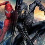 Spiderman blacksuit reflection