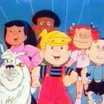Dennis The Menace and His Dog and Friends