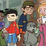 Jake Long and his Friends and a Dog