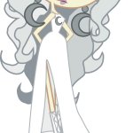 (Vector) The Moon (Pose 1)