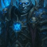 B.J. Blazkowicz as a death knight from the World of Warcraft