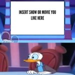 Donald Duck Watching EG Life of Crime