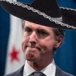 Gavin Newsom having a bad day