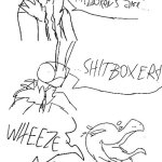 Salazzle laughs at martin's puns