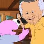 Smiling Friends Hug GIF Template