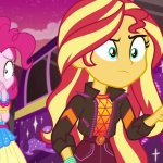 Sunset accuses PostCrush; Pinkie Socked