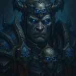 B.J. Blazkowicz as a death knight from the World of Warcraft