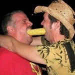 Gay dudes eating corn