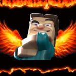 Grotesque Steve the angel of death | image tagged in bird,grotesque steve,minecraft steve,angel of death | made w/ Imgflip meme maker