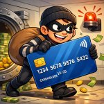 character stealing bank card