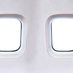 Plane window template