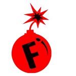 BSM PNG F bomb black and red