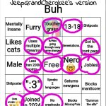 Wahoo | JeepGrandCherokee's version | image tagged in untitledgoober's bingo | made w/ Imgflip meme maker