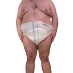 Fat man in a diaper